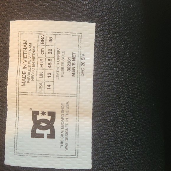 DC Men's Net Skate Shoe-M, Black - Picture 4 of 11